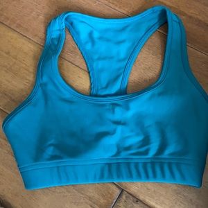 Green sports bra top